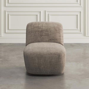 Josie Swivel Accent Chair in Mink or Snow — view 10