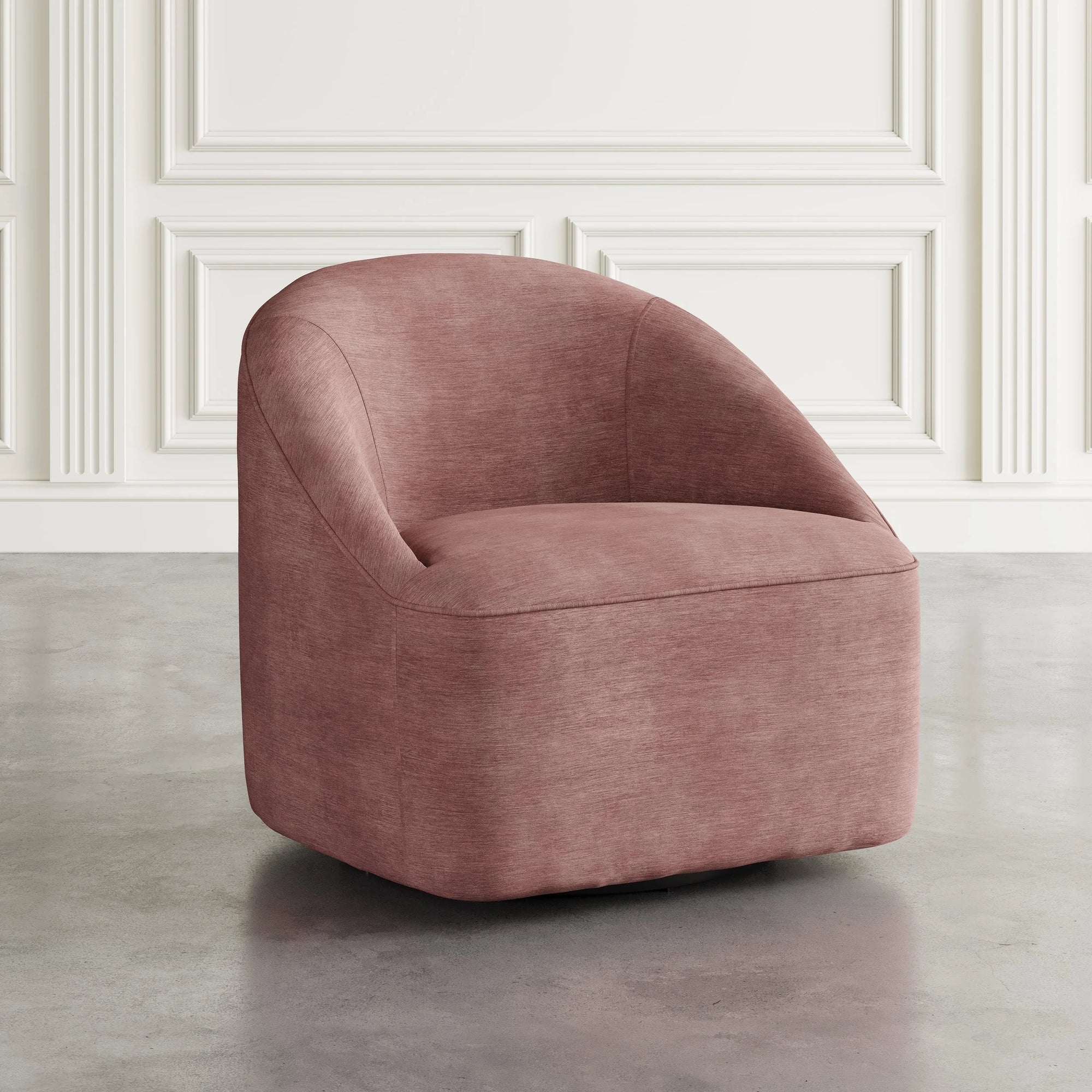 Lulu Lilac Swivel Club Chair