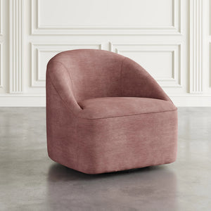 Lulu Lilac Swivel Club Chair — view 4