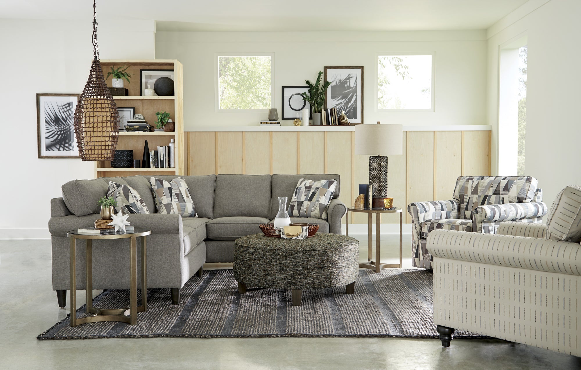 Craftmaster Customizable Modern  M-9 Sofa