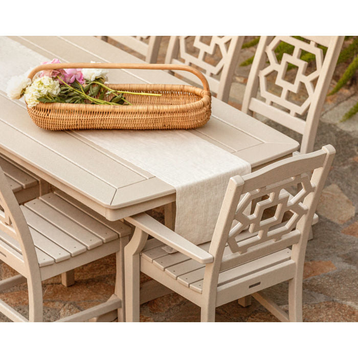 POLYWOOD 97" Outdoor Dining Tables - Nautical Style