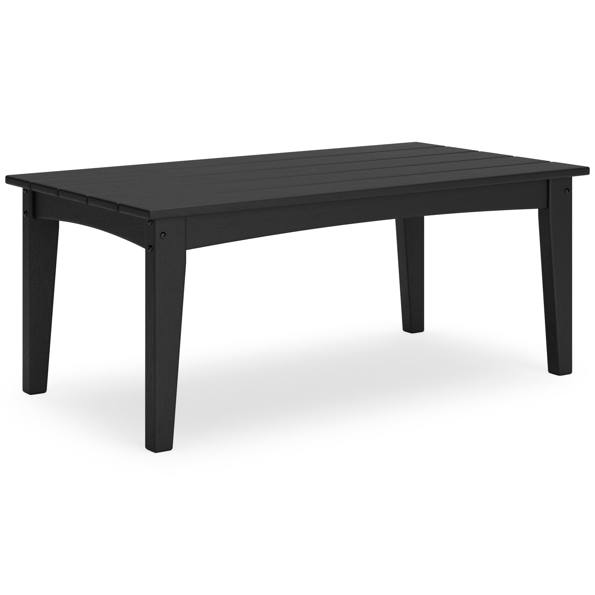 Poly Black Outdoor 44&quot; Coffee Table