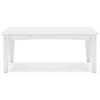 Poly White Outdoor 44&quot; Coffee Table