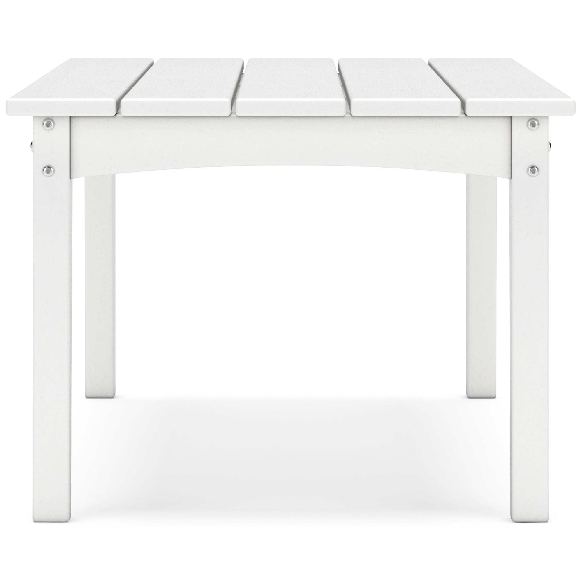 Poly White Outdoor Swivel Glider Seating Set