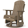 Poly Driftwood Outdoor Swivel Glider Chairs