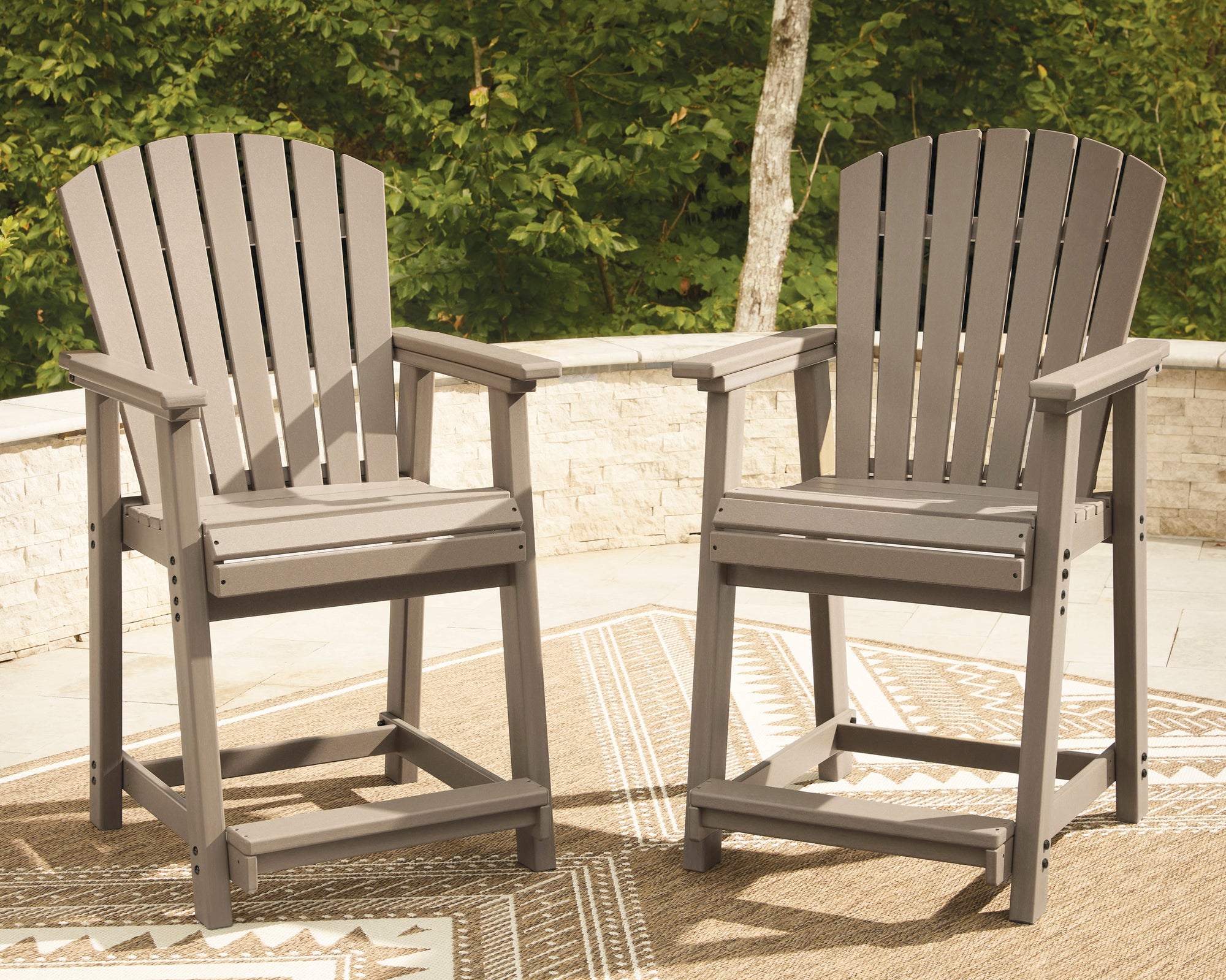 Poly Sand Outdoor 5-Pc Dining Set Counter Height 72"