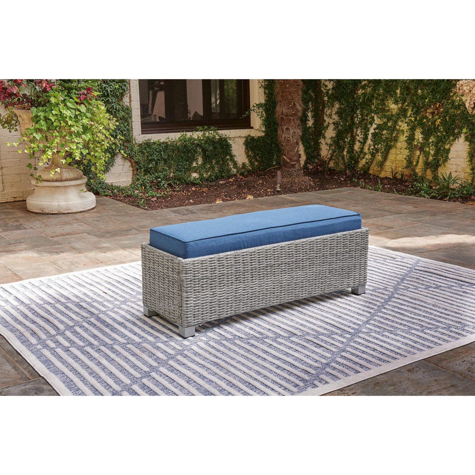 Sanibel Outdoor Bench with Cushion