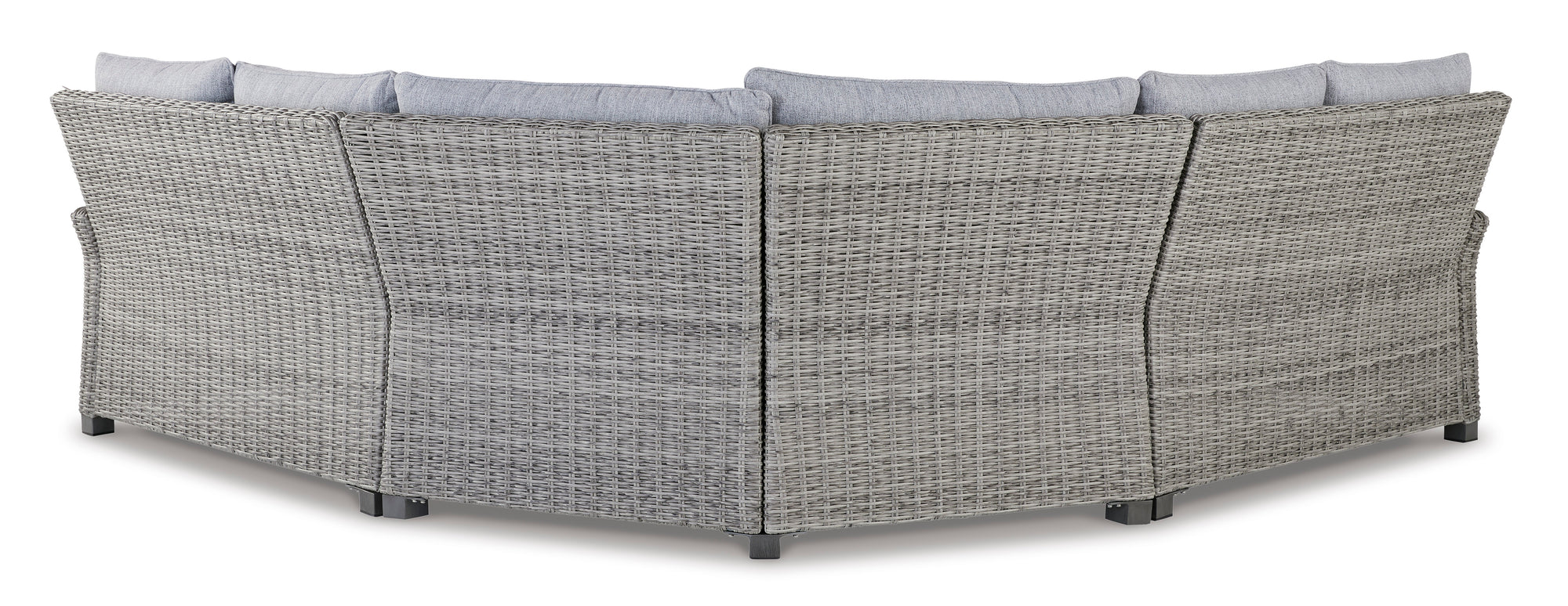 Sanibel Outdoor 5-Pc Set (3-Pc Sectional +Table +Bench)