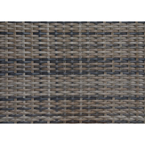 Montauk Curve gray wicker finish detail — view 3