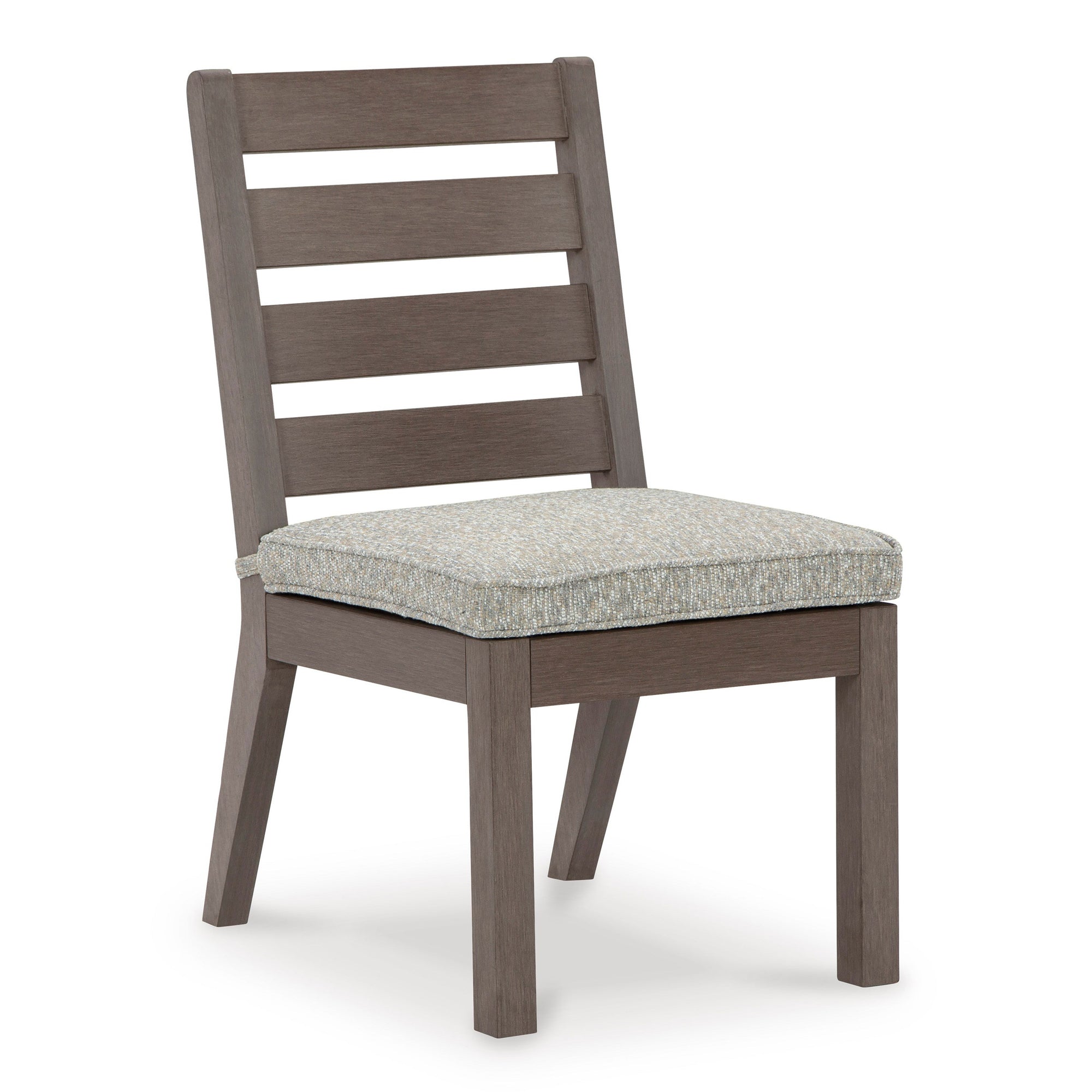 Poly Teak Taupe Outdoor Dining Chairs &amp; Benches
