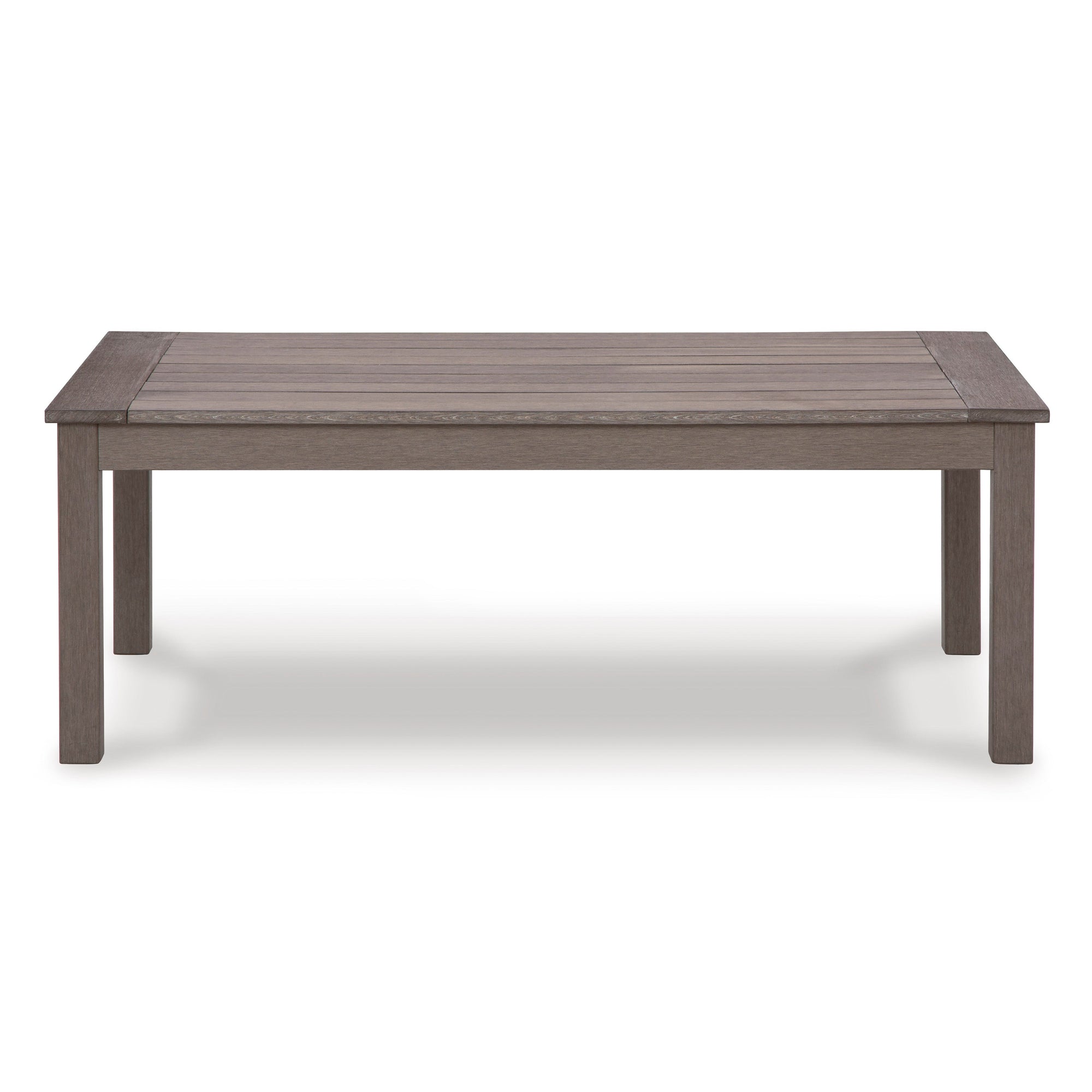 Poly Teak Taupe 48&quot; Outdoor Coffee Table