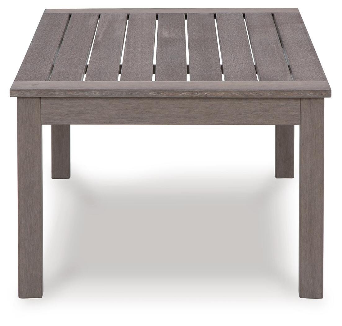 Poly Teak Taupe 48" Outdoor Coffee Table