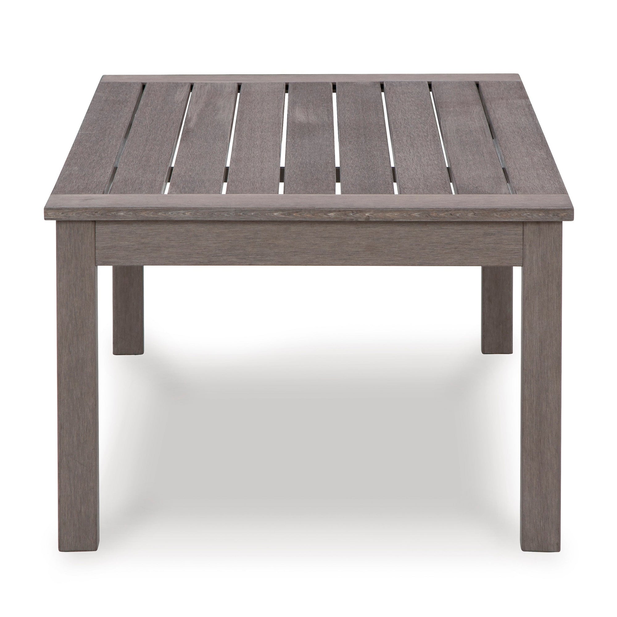Poly Teak Taupe 48&quot; Outdoor Coffee Table