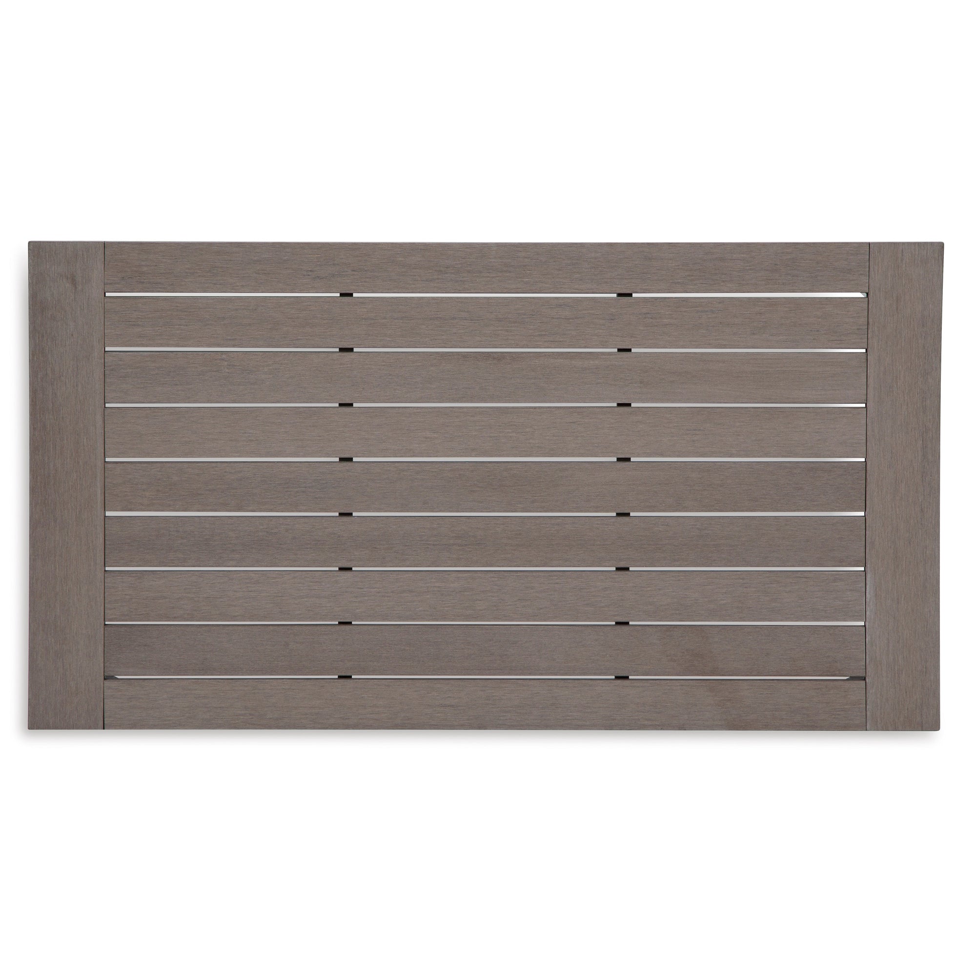 Poly Teak Taupe 48&quot; Outdoor Coffee Table