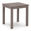 Poly Teak Taupe Side Table