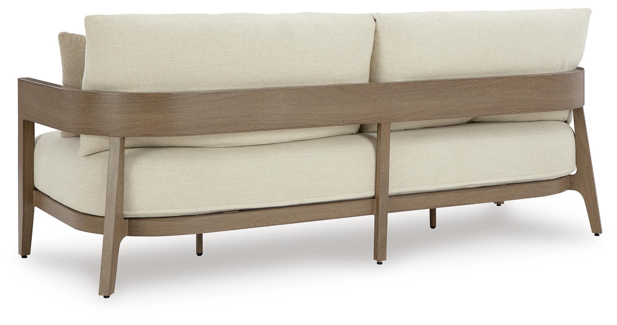 Modern Curve Outdoor 87" Sofa