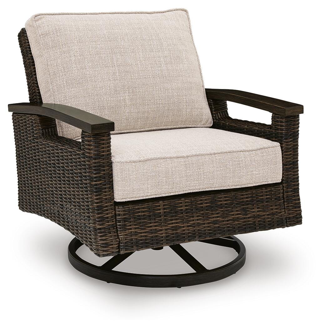 Sea Cliff Outdoor Swivel Club Chair