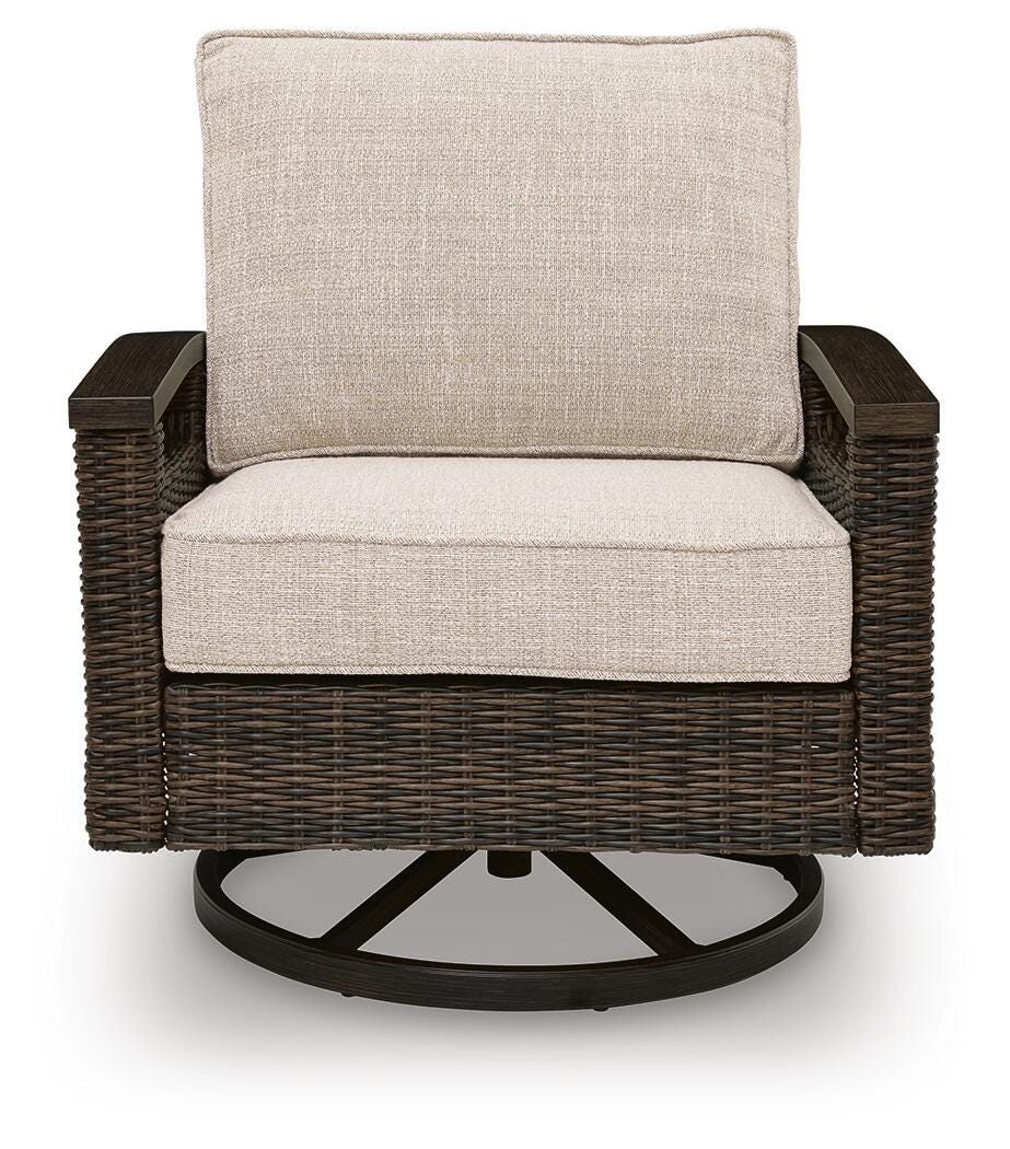 Sea Cliff Outdoor Swivel Club Chair