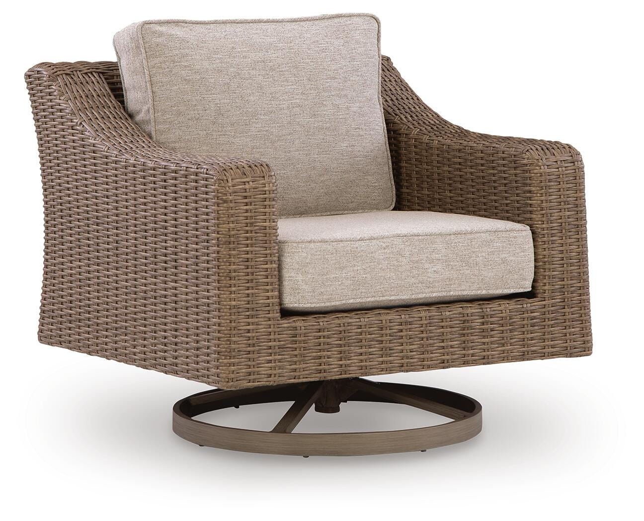 Fire Island Mist* Outdoor Swivel Rocker Chair
