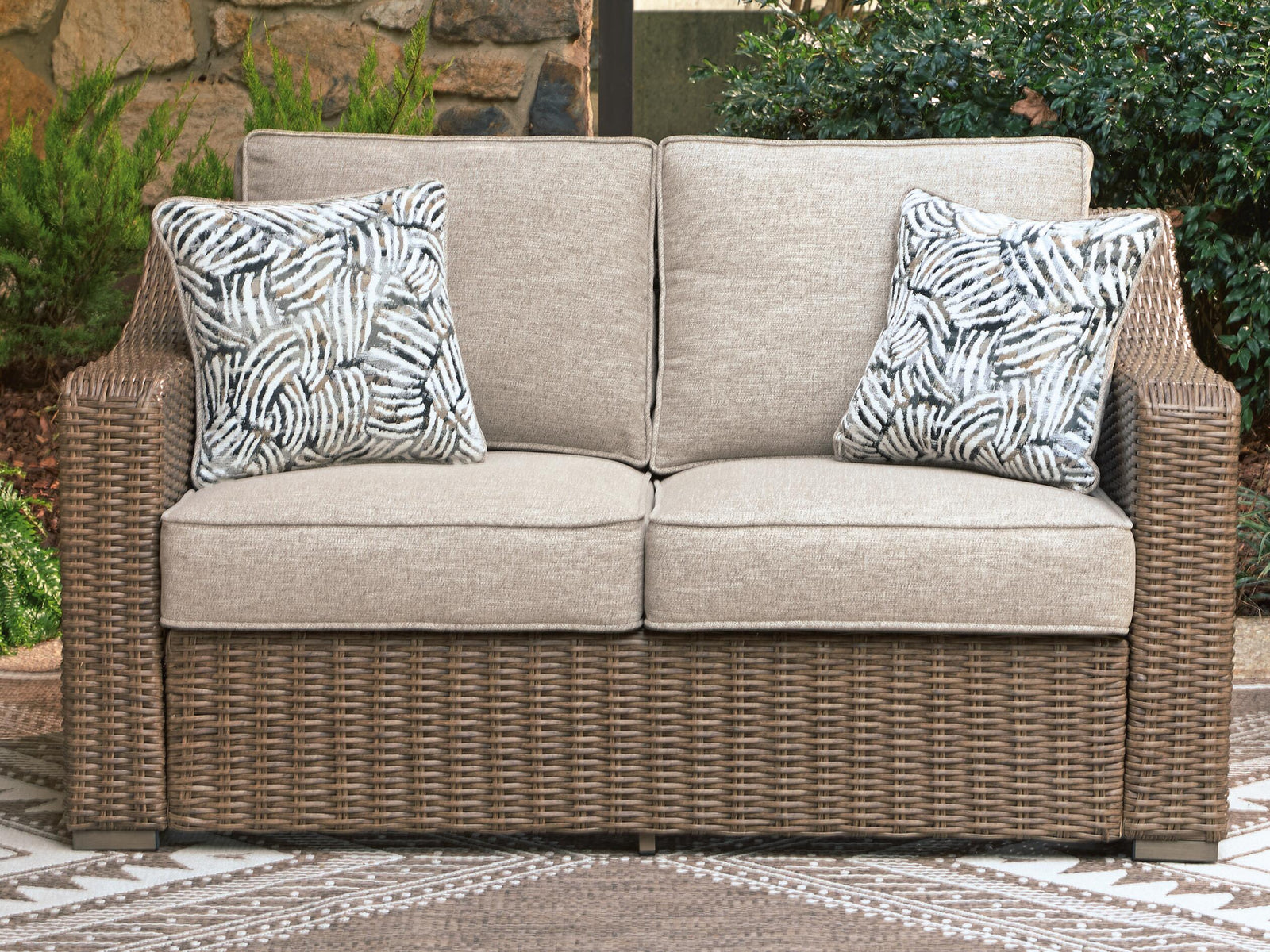 Fire Island Mist* Outdoor 59" Love Seat