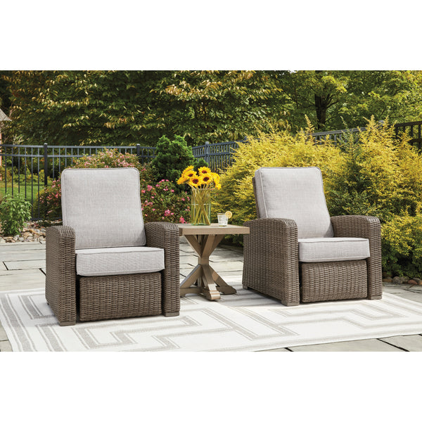 Sunbrella Barcalounger Outdoor Woven Recliner Set Barcalounger