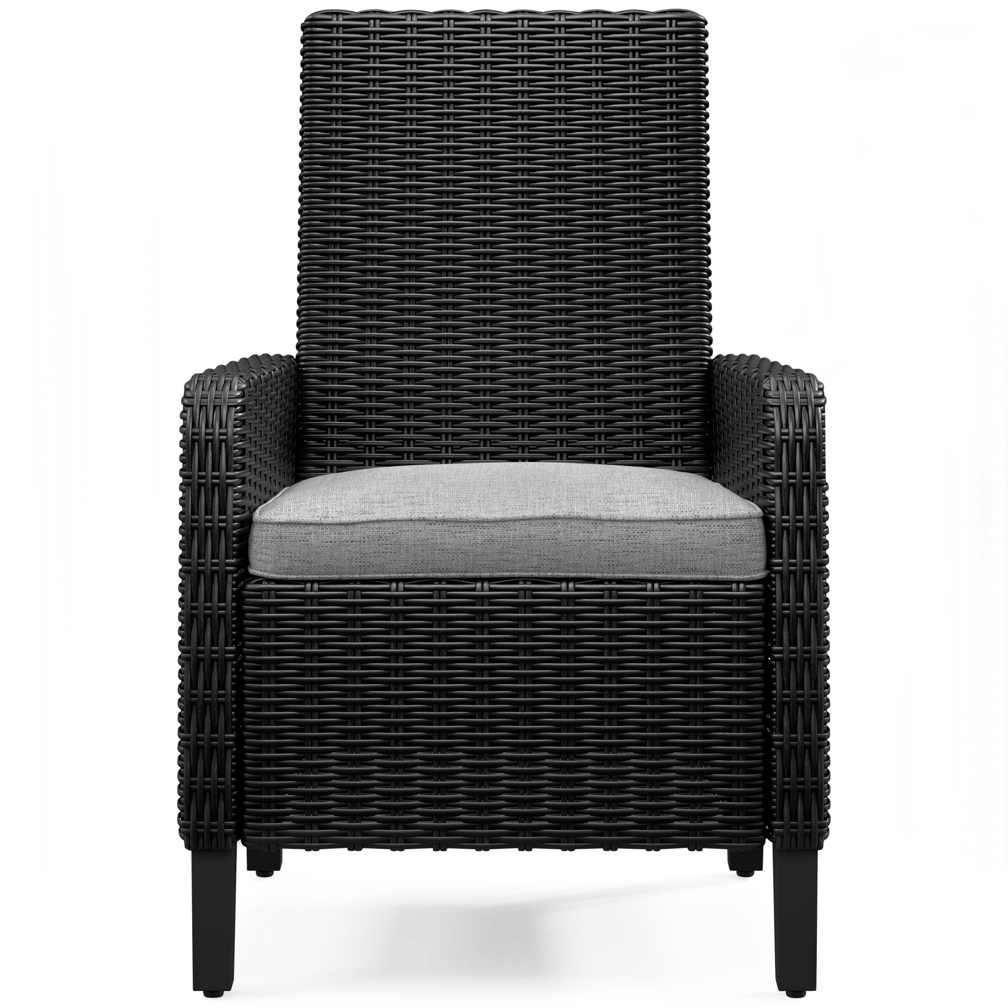 Fire Island Black Outdoor Woven Armchair - NEW