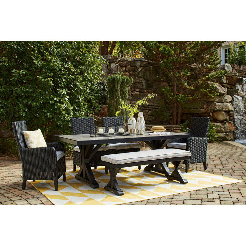 Fire Island Black Outdoor Dining Sets