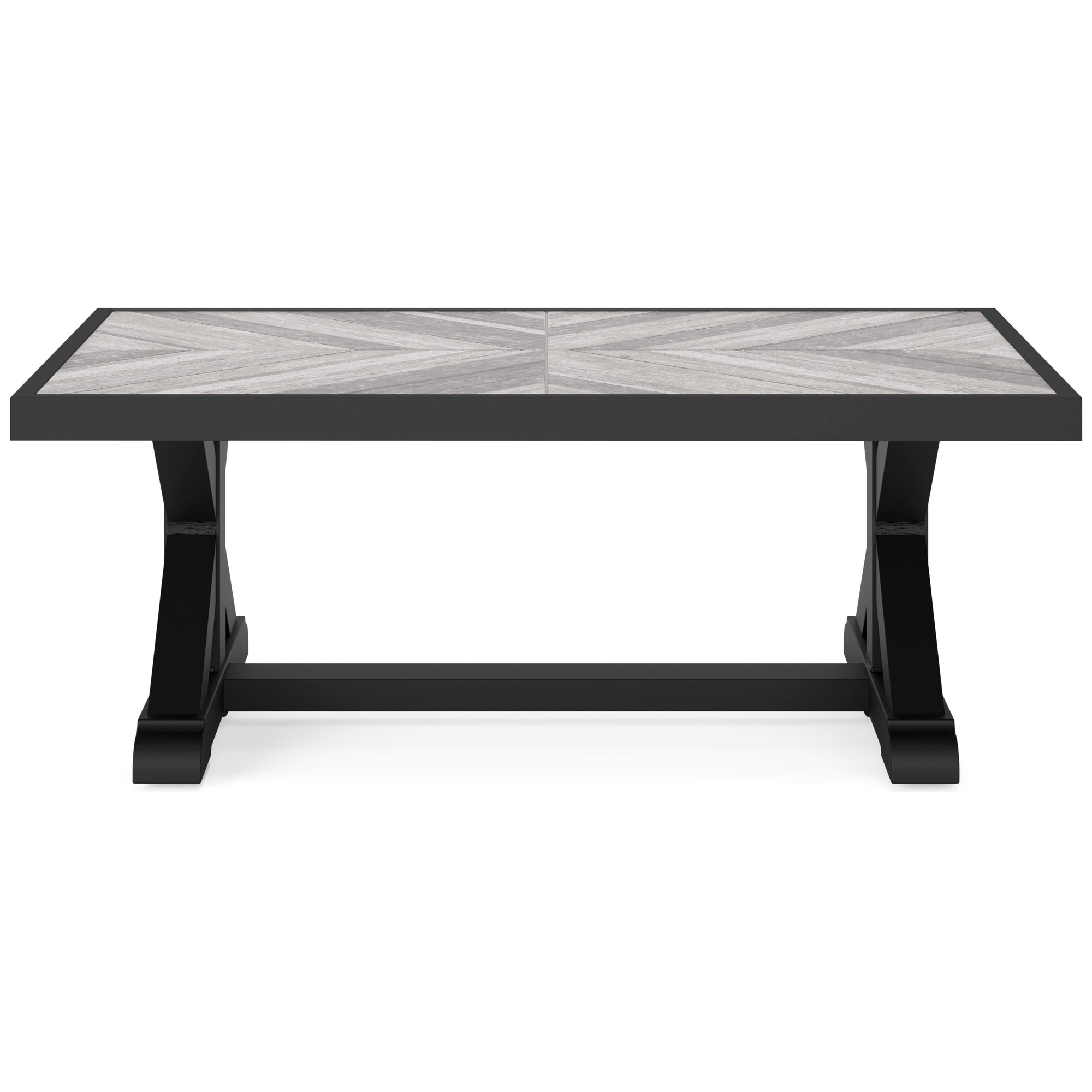 Fire Island Black Outdoor 48&quot; Coffee Table - NEW