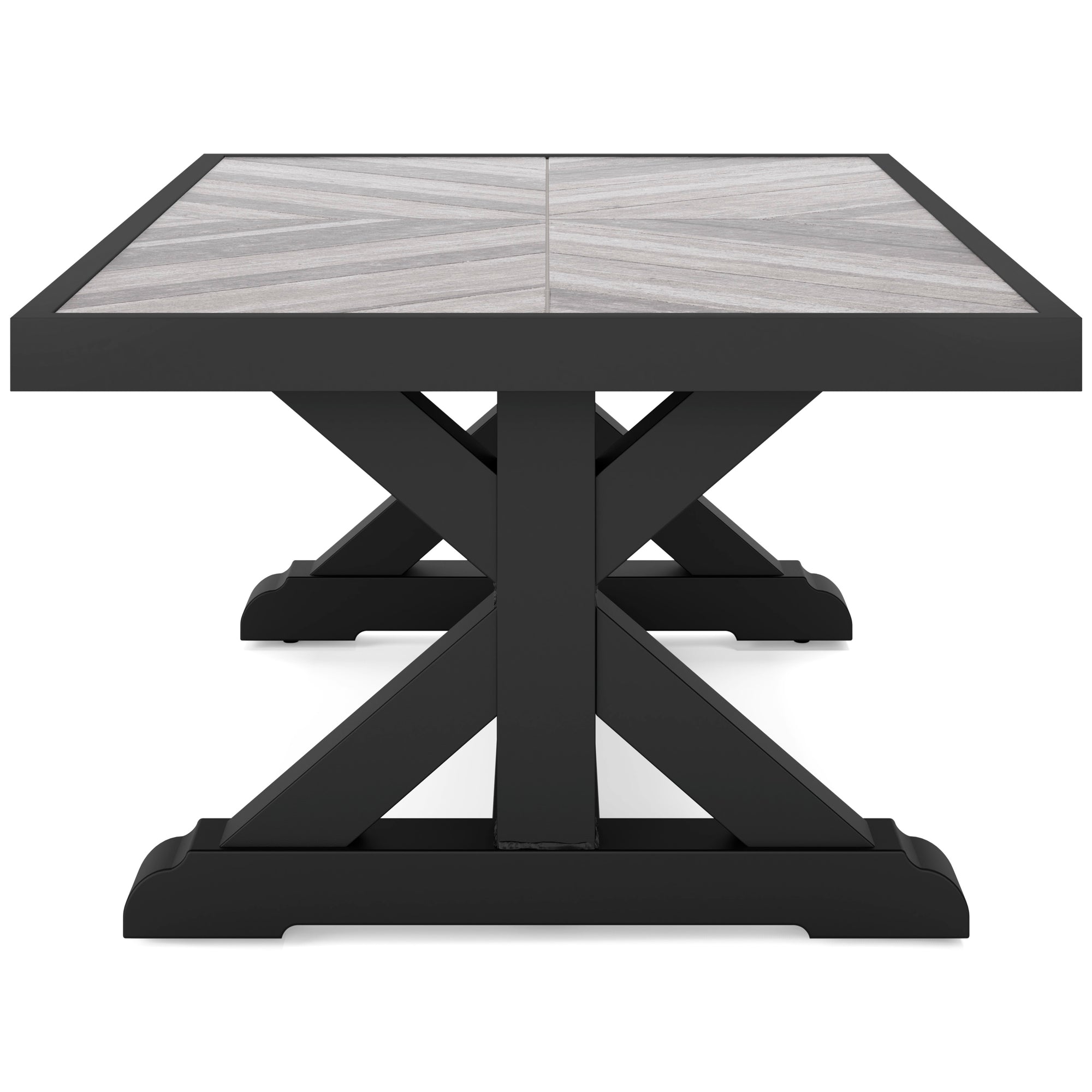 Fire Island Black Outdoor 48&quot; Coffee Table - NEW