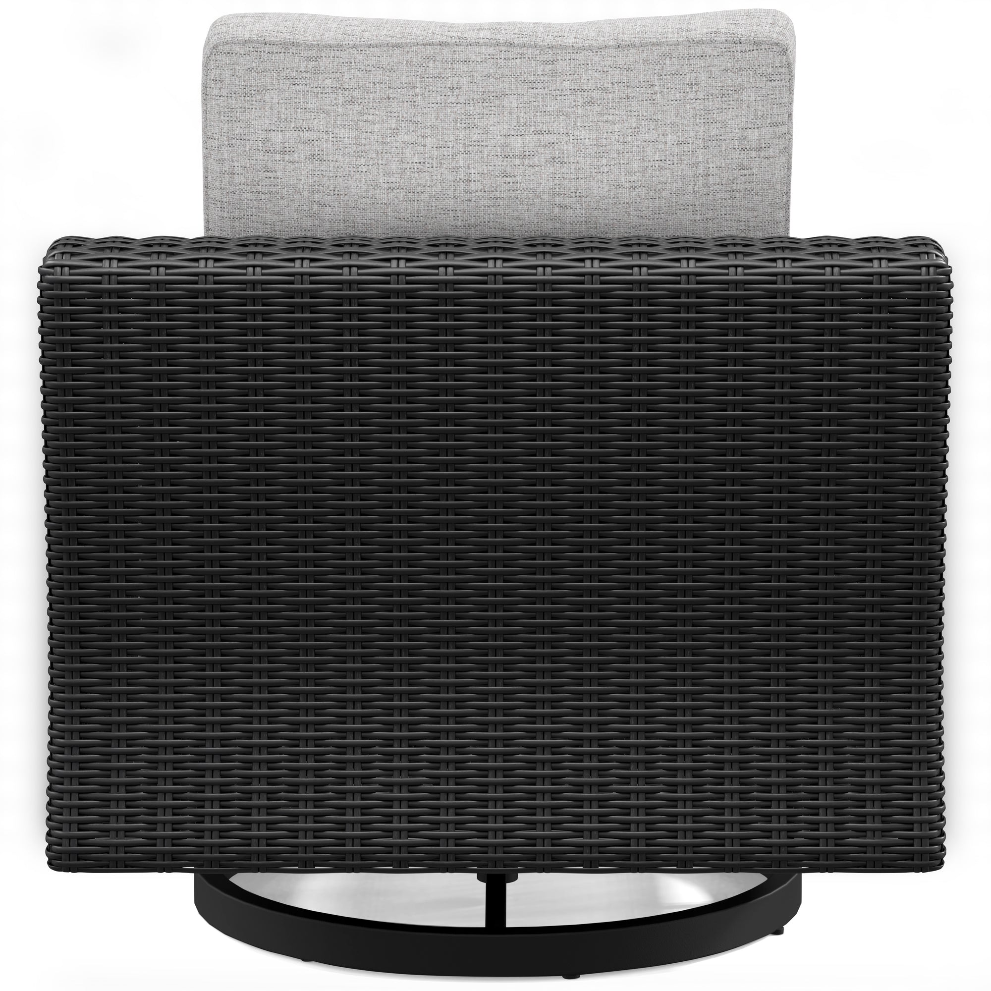 Fire Island Black Outdoor 3-Piece Seating Set (Sofa +2 Swivel Rockers)