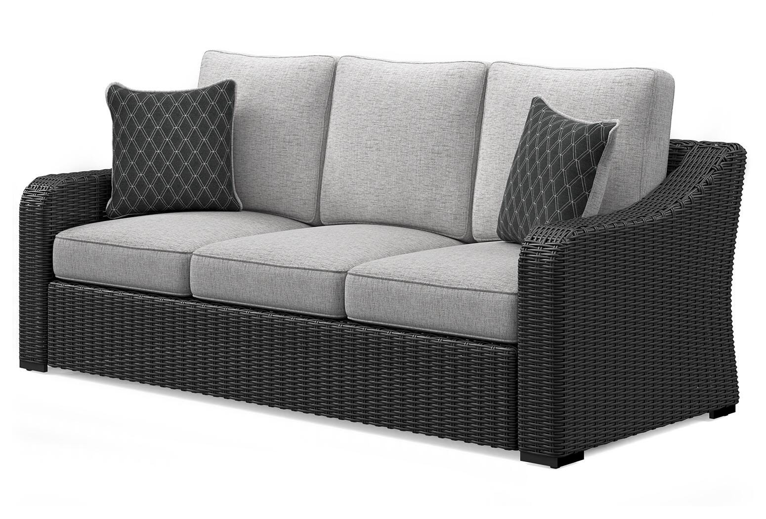 Fire Island Black Outdoor Sofa
