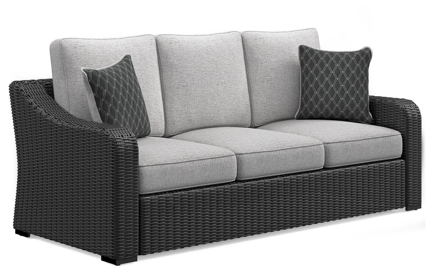 Fire Island Black Outdoor Sofa