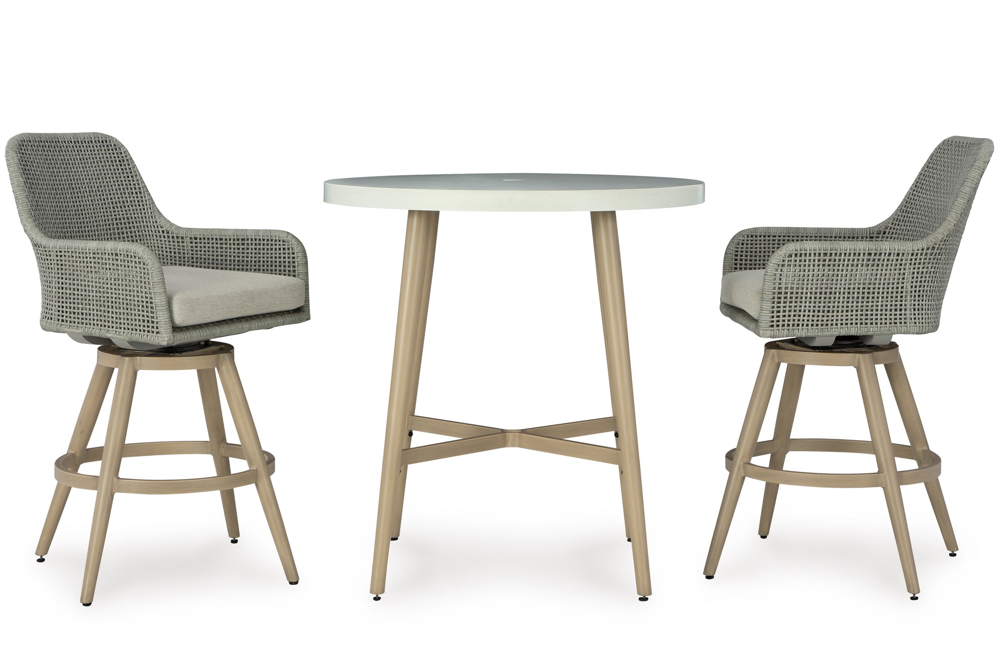 St Bart&#39;s 40&quot; Round Outdoor Pub Table