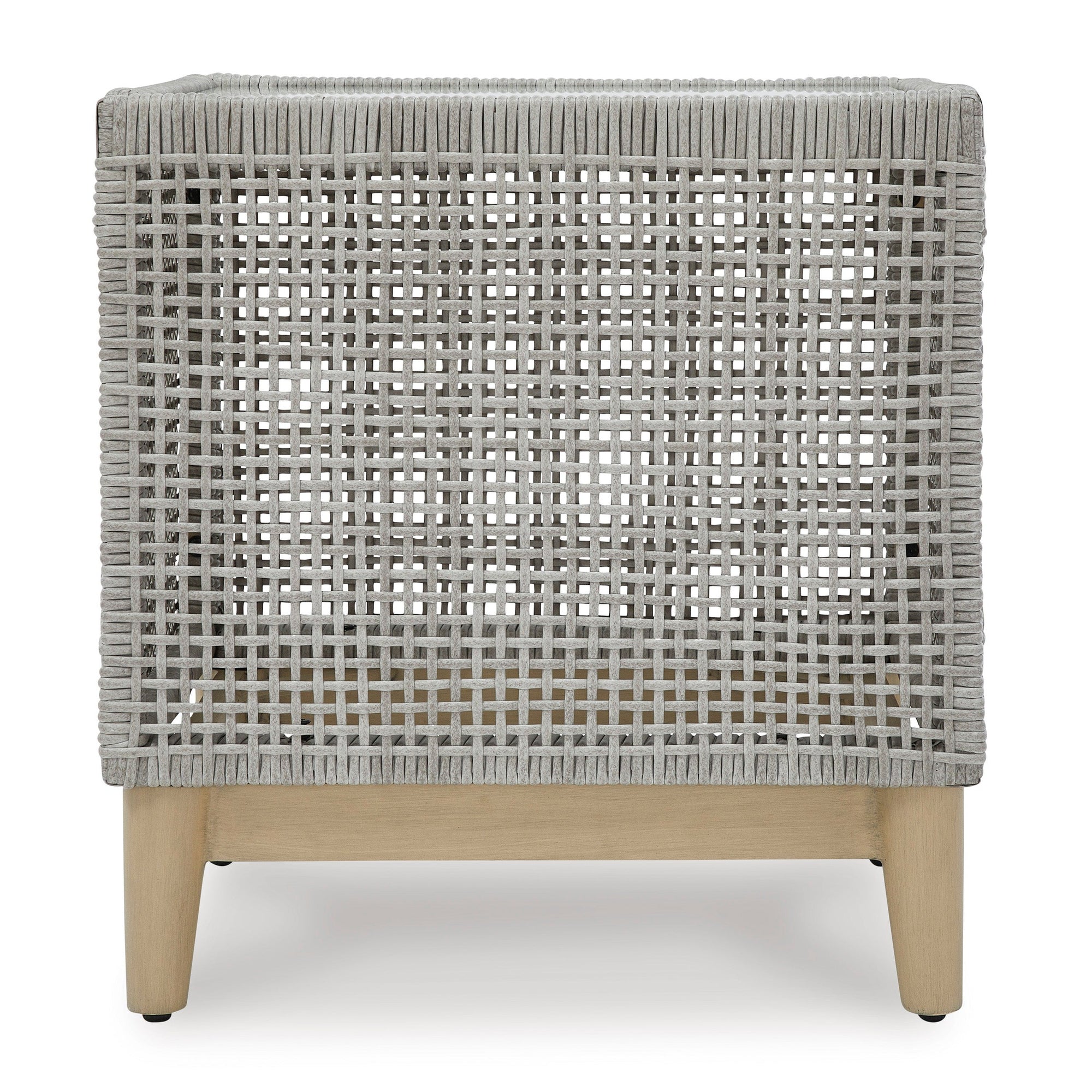 St Barts Open Weave  22&quot; Square Side Table