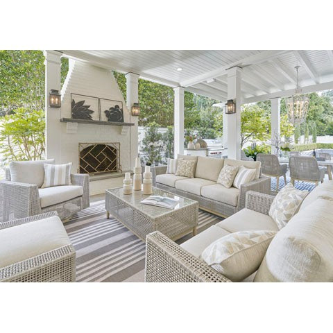 St Barts Open Weave Outdoor 4pc Seating Set