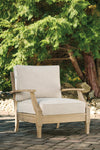 Dune Walk Outdoor 3pc Set -  Pair of Club Chairs Plus End Table