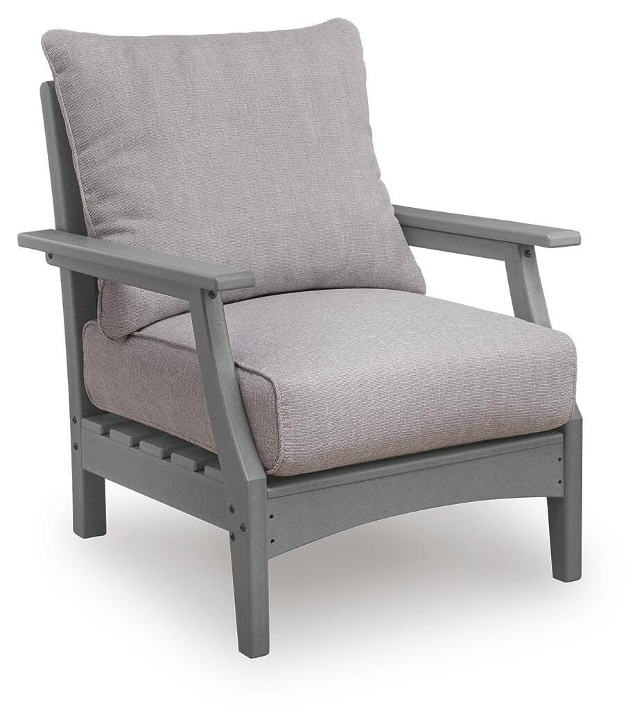 Poly Grey Outdoor Club Chair
