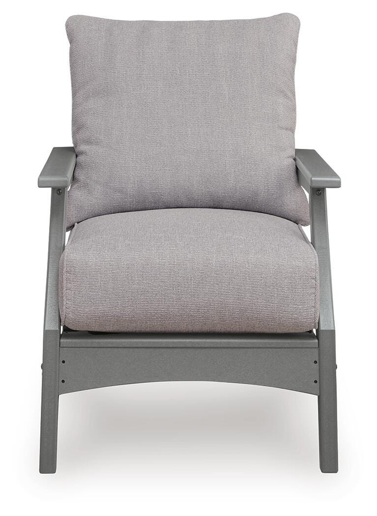 Poly Grey Outdoor Club Chair