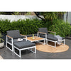 Relaxing 5pc Outdoor Set in Tisbury White - New for 2024