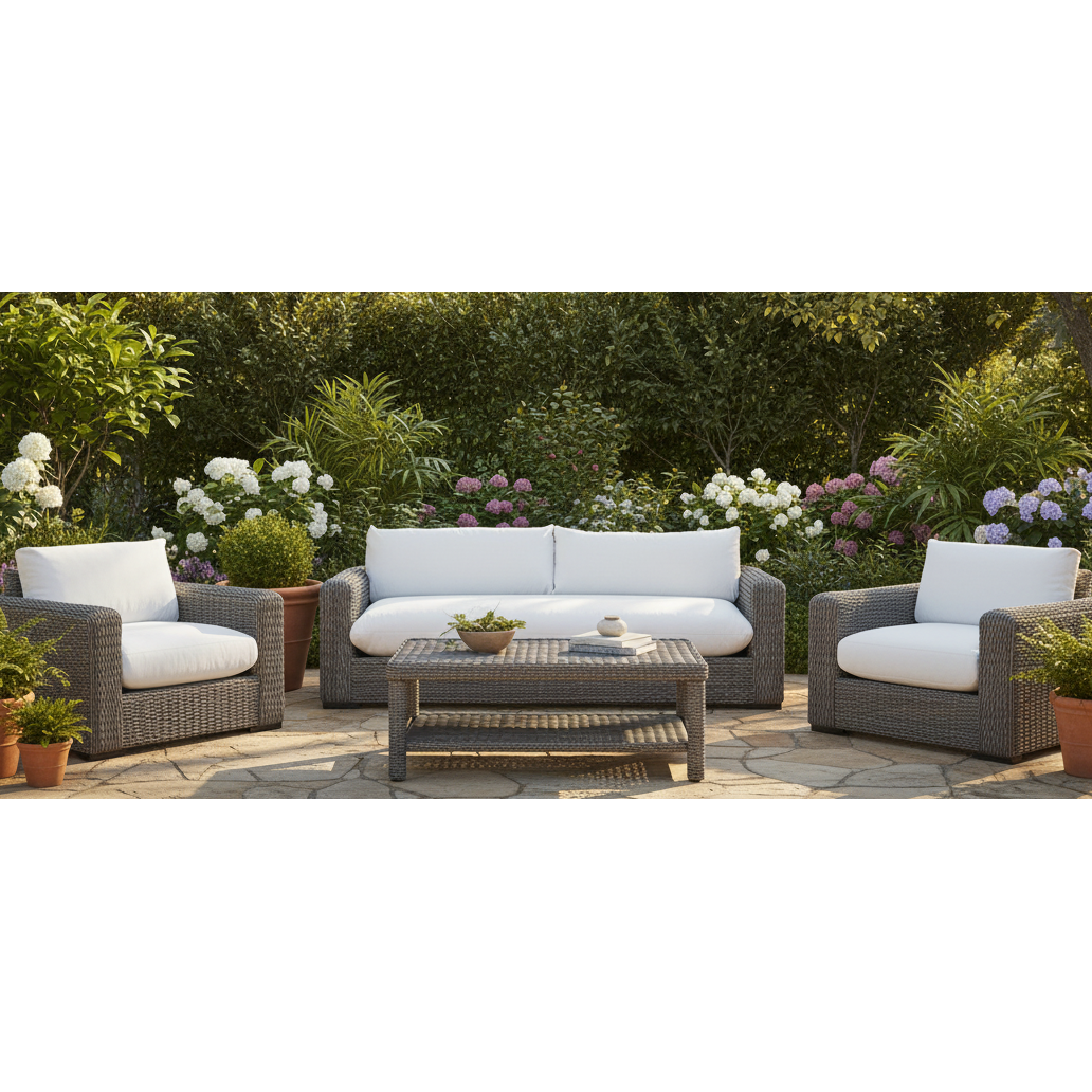 Universal Coastal Living Montauk Woven Outdoor Seating Set