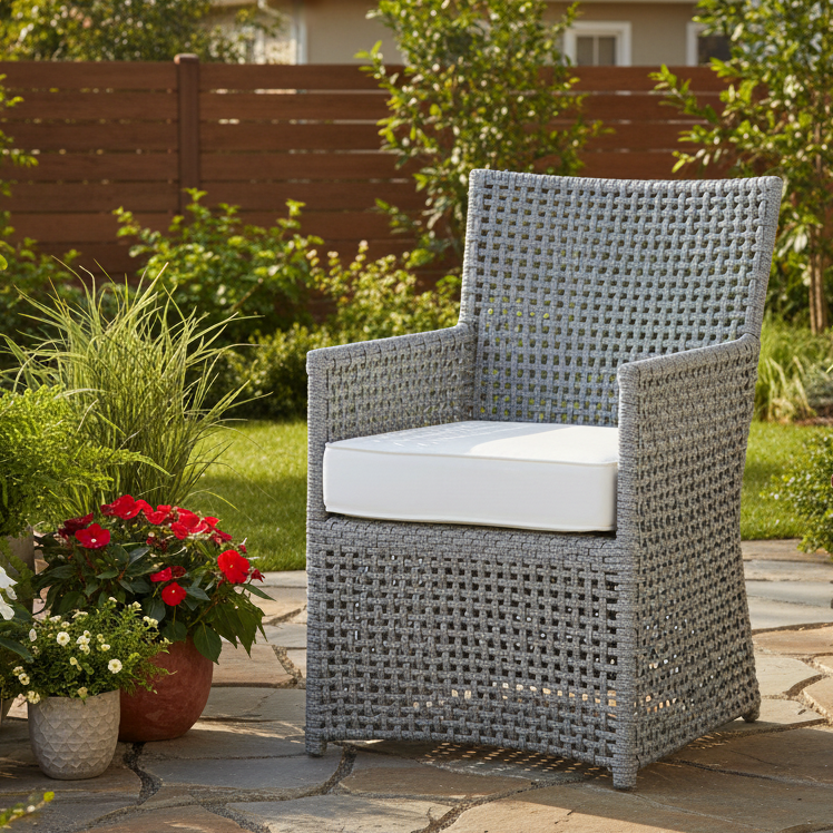 Universal Coastal Living Sands Point Outdoor Dining Chair with Sunbrella Cushion