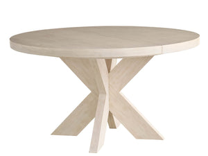 Dwell Glacier Round Dining Table Extendable 54"-72" — view 3