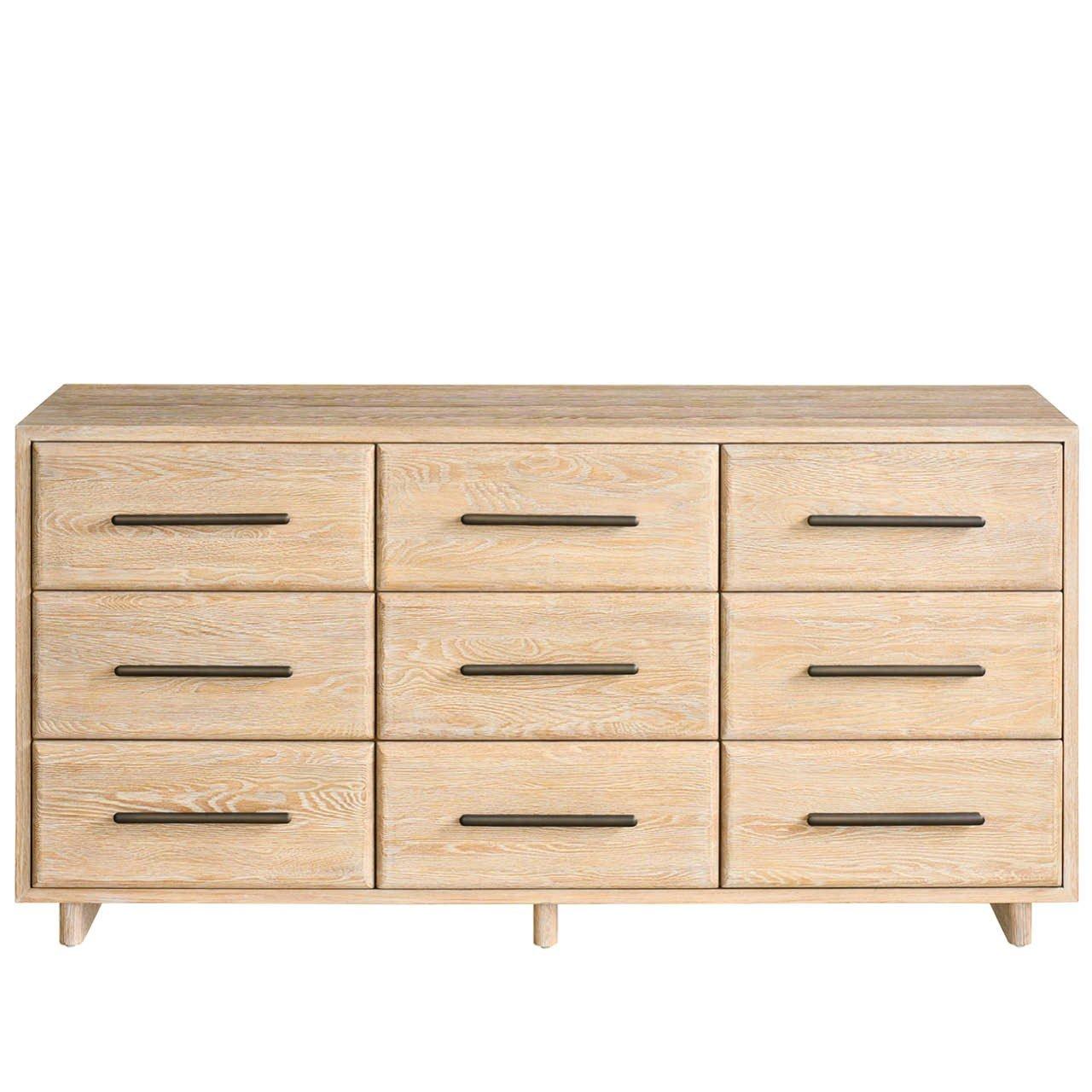 Modern Sand 72&quot; 9-Drawer Dresser