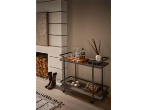 Smoked Bronze 42" Bar Cart — view 3