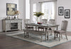 Valencia Two Tone Driftwood/Taupe  6 or 7 Piece Dining Set with 78&quot; Table - New!