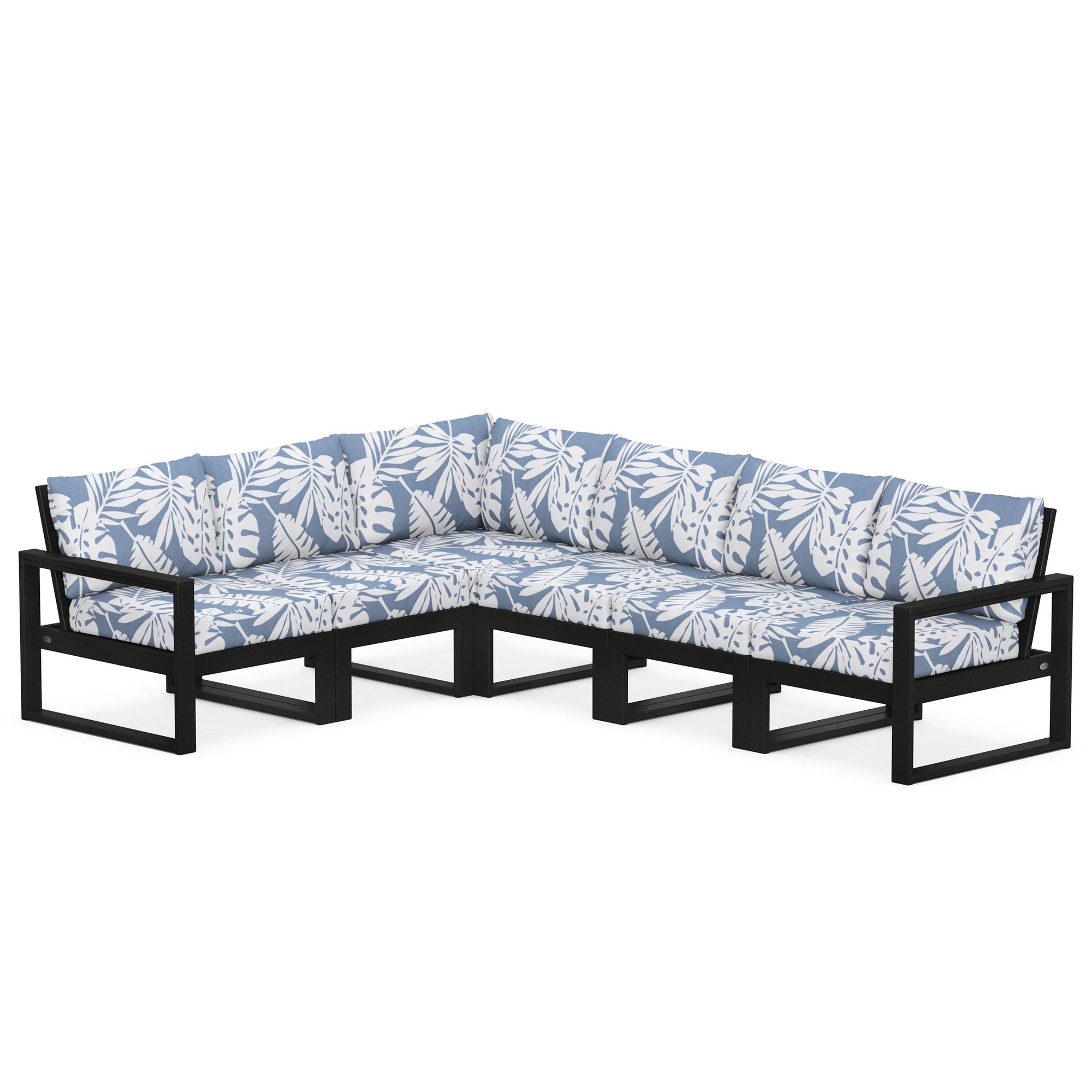 Polywood EDGE 6-Piece Modular Deep Seating Set