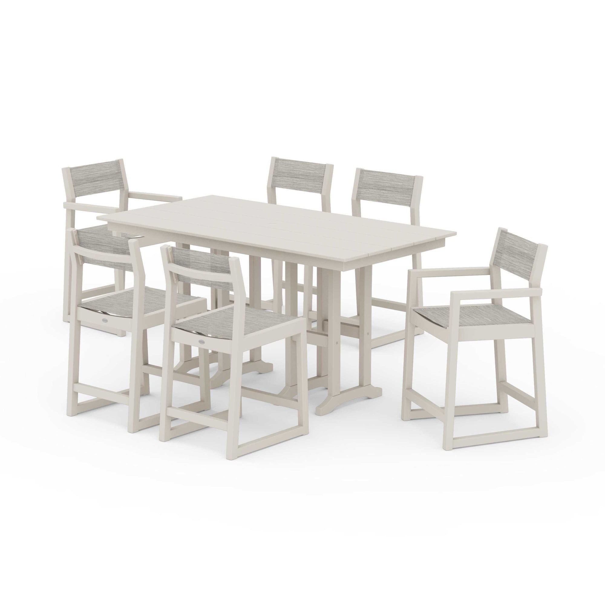 EDGE Sling 7-Piece Farmhouse Counter Set