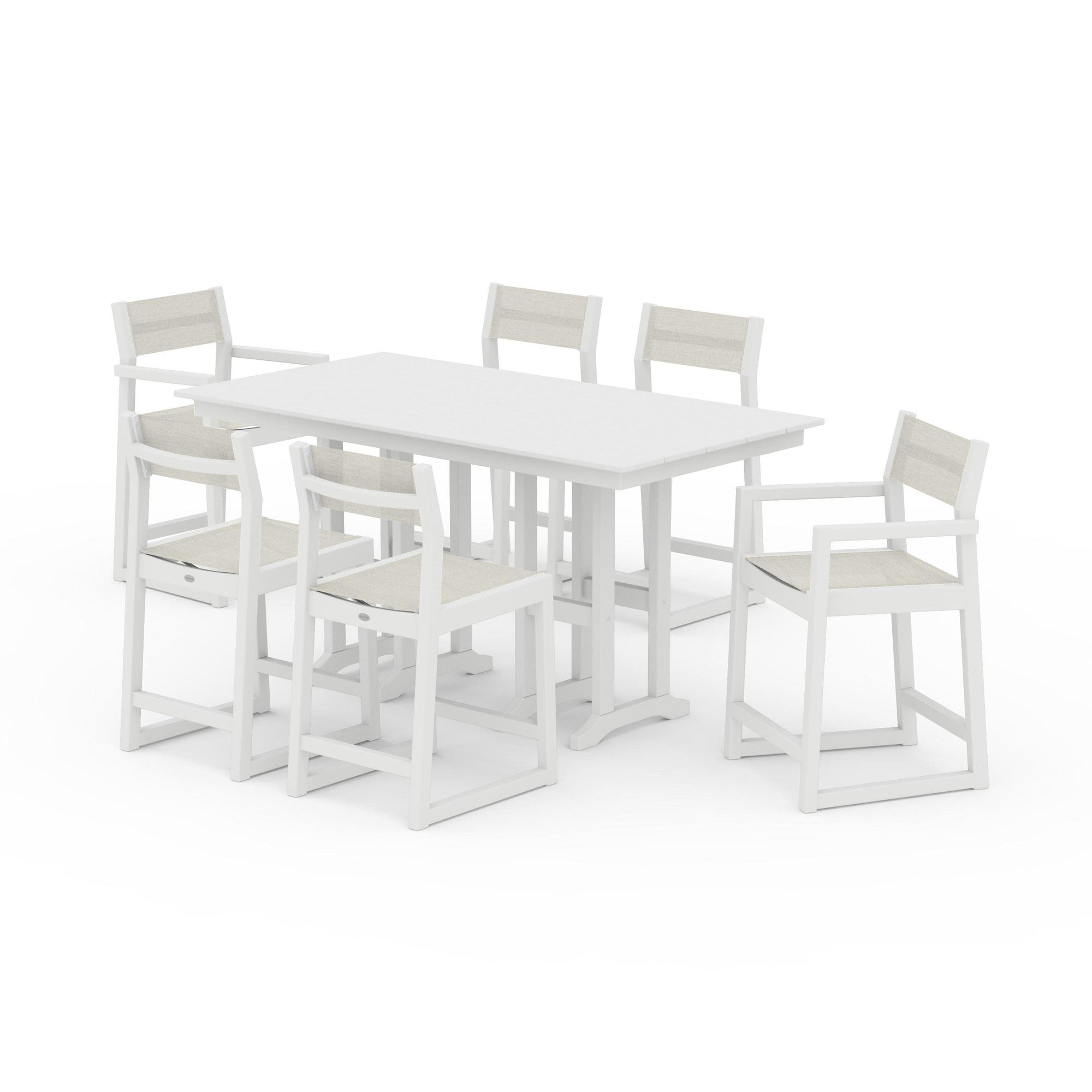 EDGE Sling 7-Piece Farmhouse Counter Set