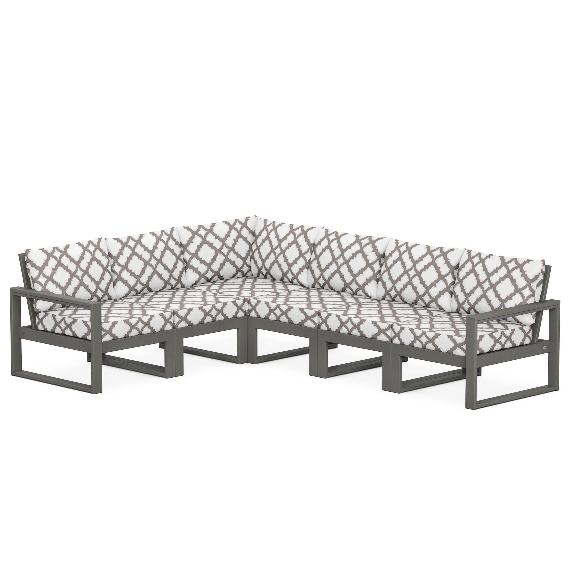 Polywood EDGE 6-Piece Modular Deep Seating Set