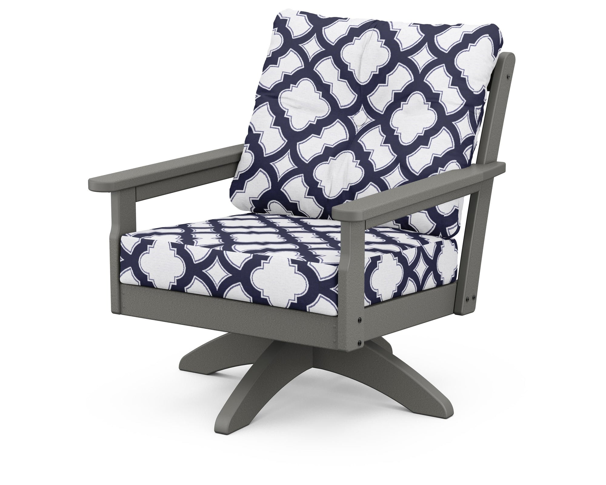 Polywood Vineyard Deep Seating Swivel Chair
